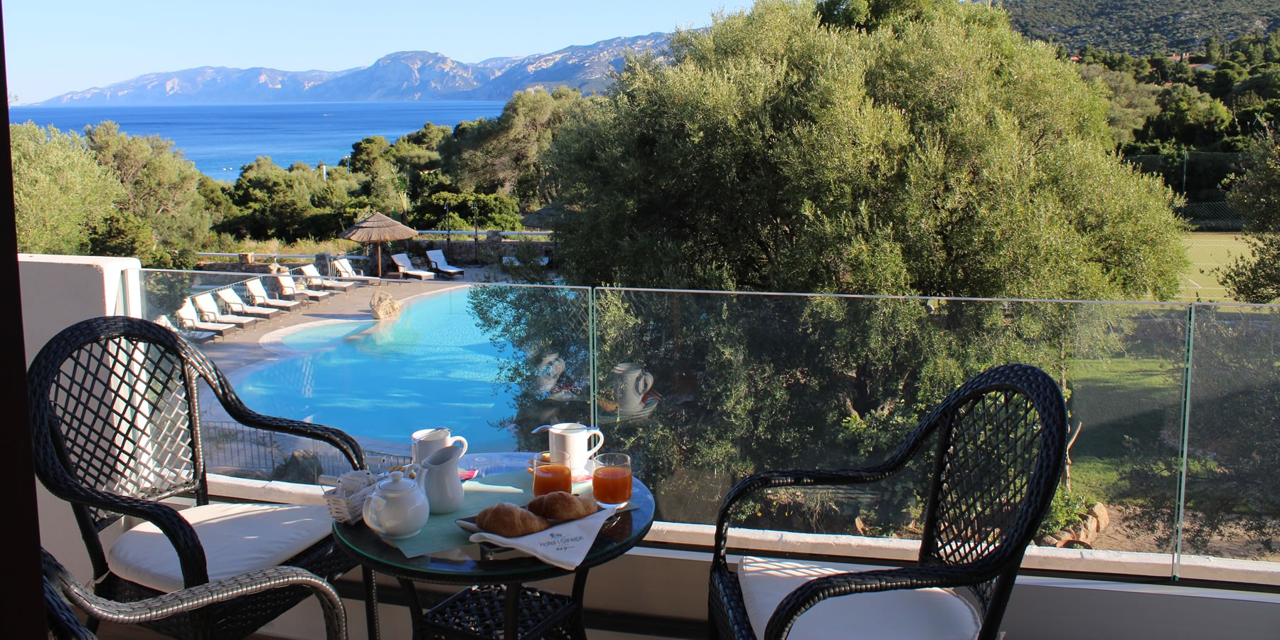 The I Ginepri Hotel Cala Gonone, on the Gulf of Orosei, Sardinia